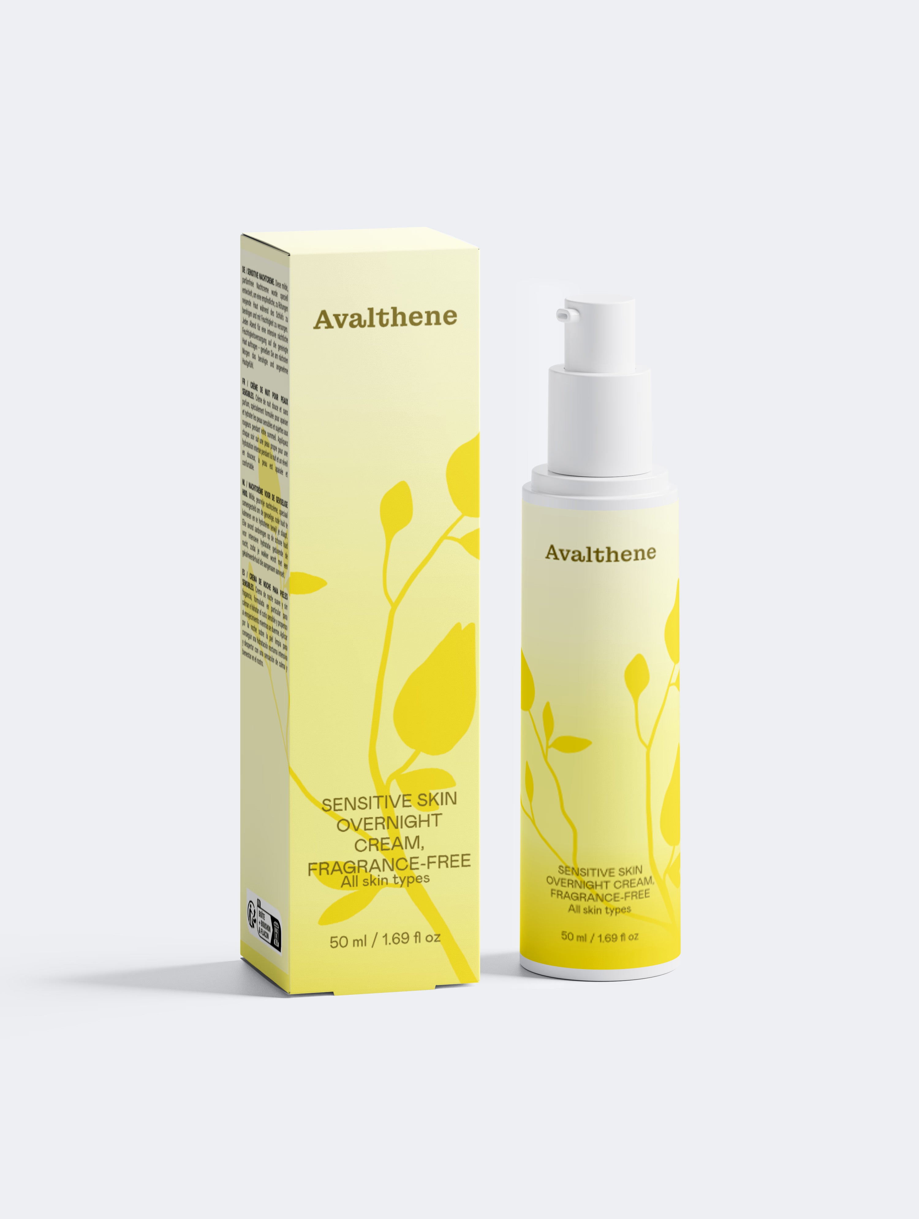 Sensitive Skin Overnight Cream, Fragrance-Free